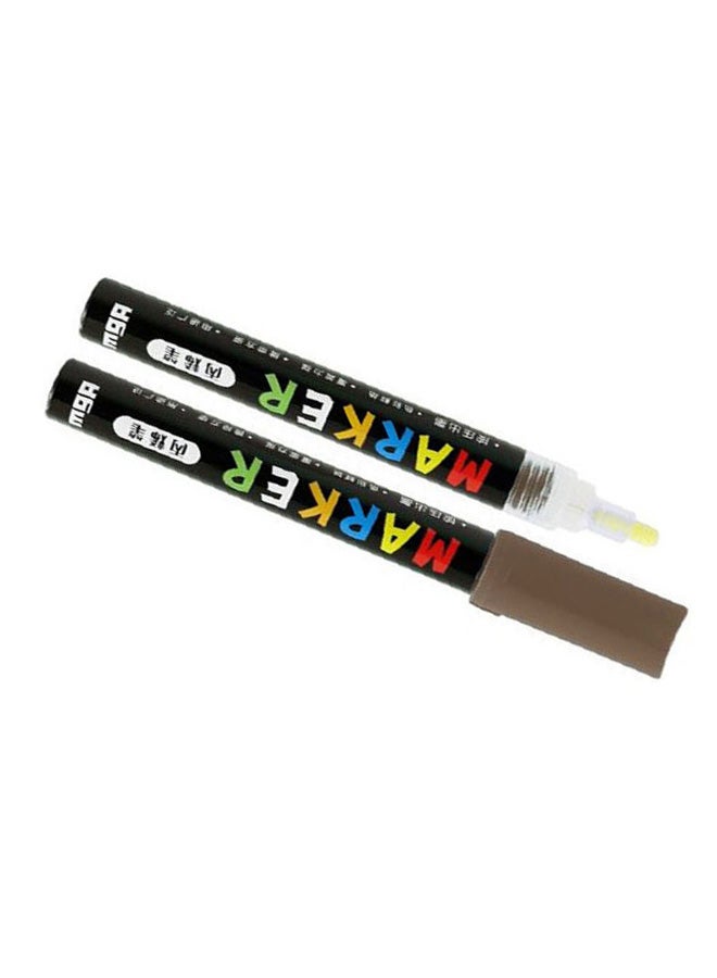 M&G Acrylic Marker Brown  - Image 3