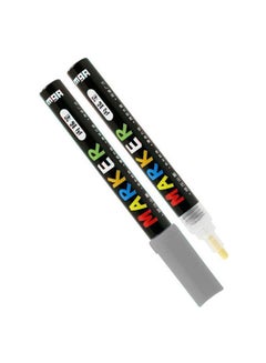M&G Acrylic Marker Grey  - Image 3
