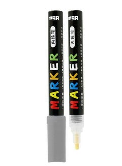 M&G Acrylic Marker Grey  - Image 2