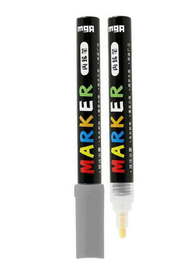 M&G Acrylic Marker Grey  - Image 2