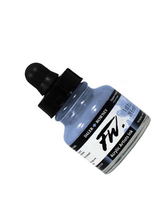 Daler Rowney Acrylic Artist Ink Blue - Image 4