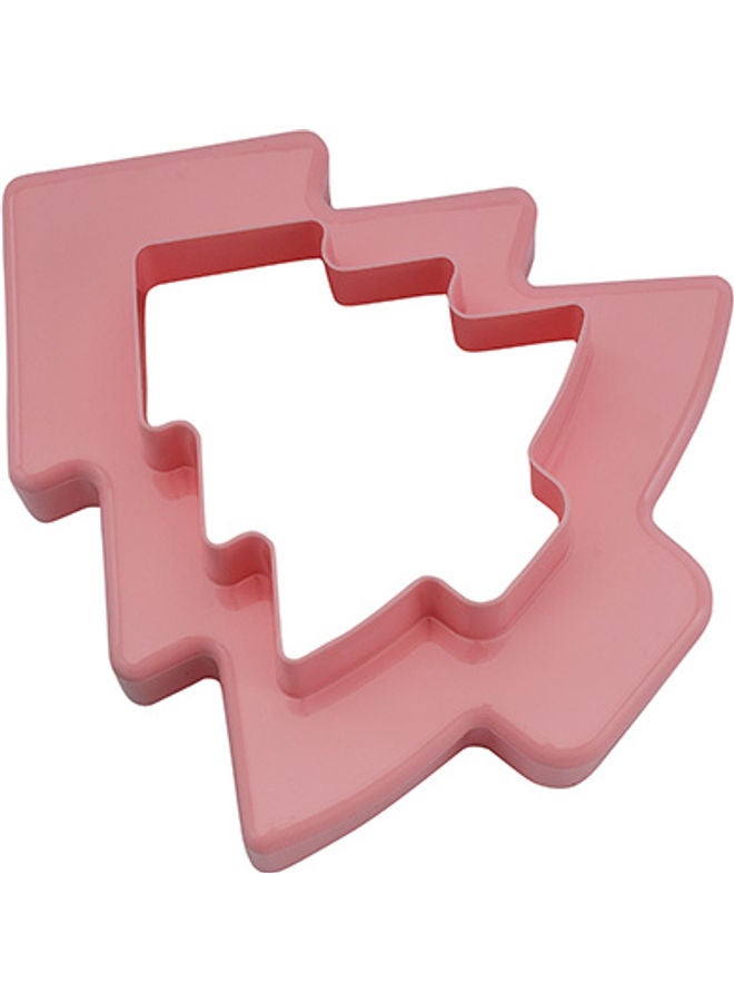 Double Side Cookie Cutter 2pcs PP Polymer Cutter RF10963 Tree Shape Cookie Cutter Baking Tools & Accessories Soft Edge Cookie Cutter Multicolour 12x11.5x4cm