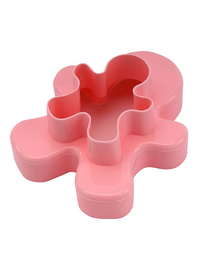 Royalford Double-Side Toy-Shaped Cookie Cutter- RF10972 Polymer Cookie and Fondant Cutter BPA-Free and Odor-Free Teddy Shaped Cutter Pink and Blue Pack of 2 Multicolour 12x11x11cm  - Image 3