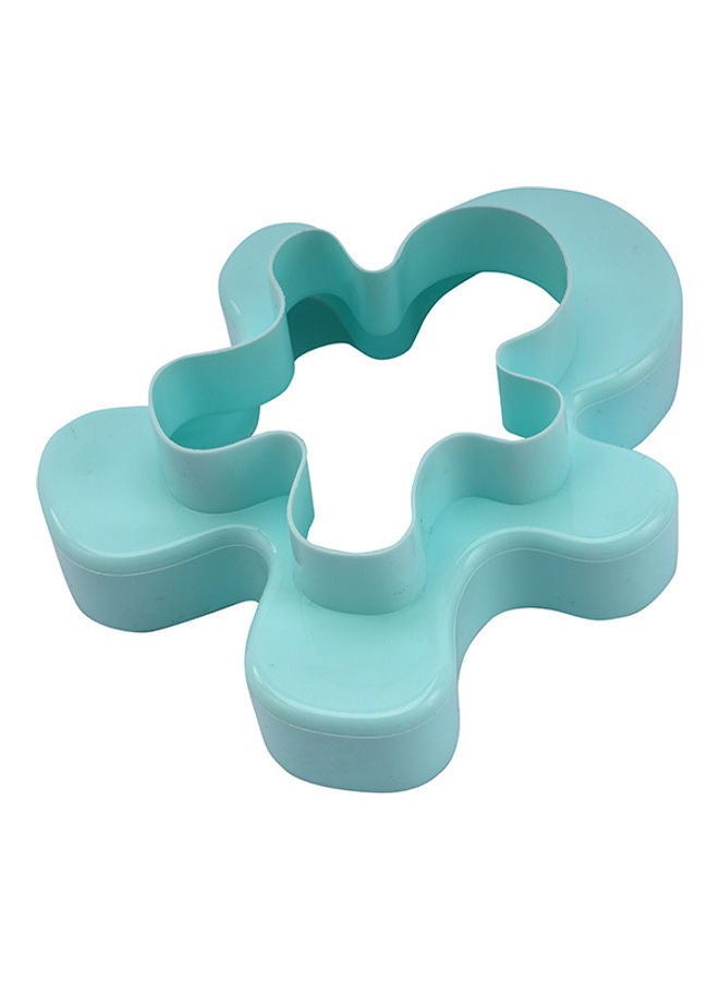 Royalford Double-Side Toy-Shaped Cookie Cutter- RF10972 Polymer Cookie and Fondant Cutter BPA-Free and Odor-Free Teddy Shaped Cutter Pink and Blue Pack of 2 Multicolour 12x11x11cm  - Image 4