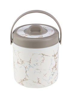 Royalford Insulated Ice Pail with Ice Tong PU Insulation for Maximum Temperature Retention White 1.5Liters  - Image 4