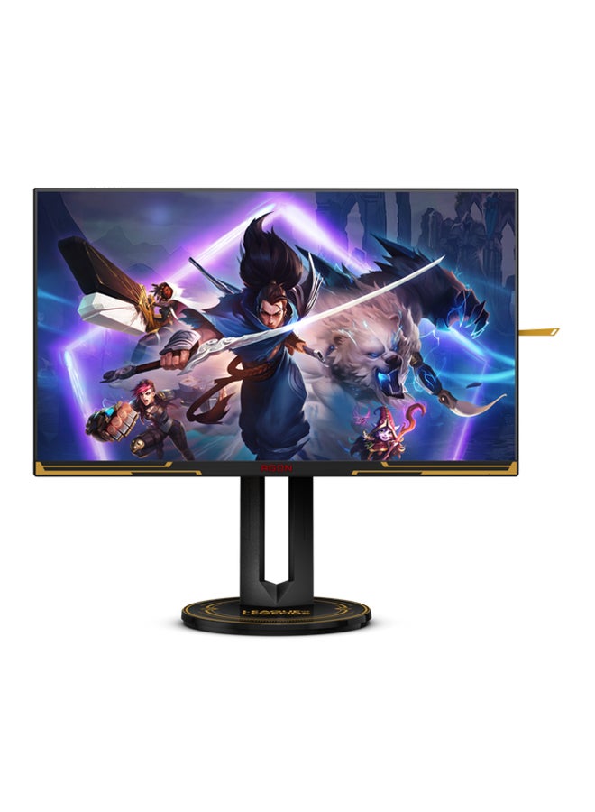 AOC AG275QXL 27 inch (IPS) League of Legends Official Tournament Gaming Monitor, Quad HD (2560 x 1440), 170Hz, 1ms(GtG), VESA DisplayHDR 400, HDMI 2.0 x 2, DisplayPort 1.4 x 2, G-SYNC, LightFX RGB LEDs Black & Gold  - Image 5