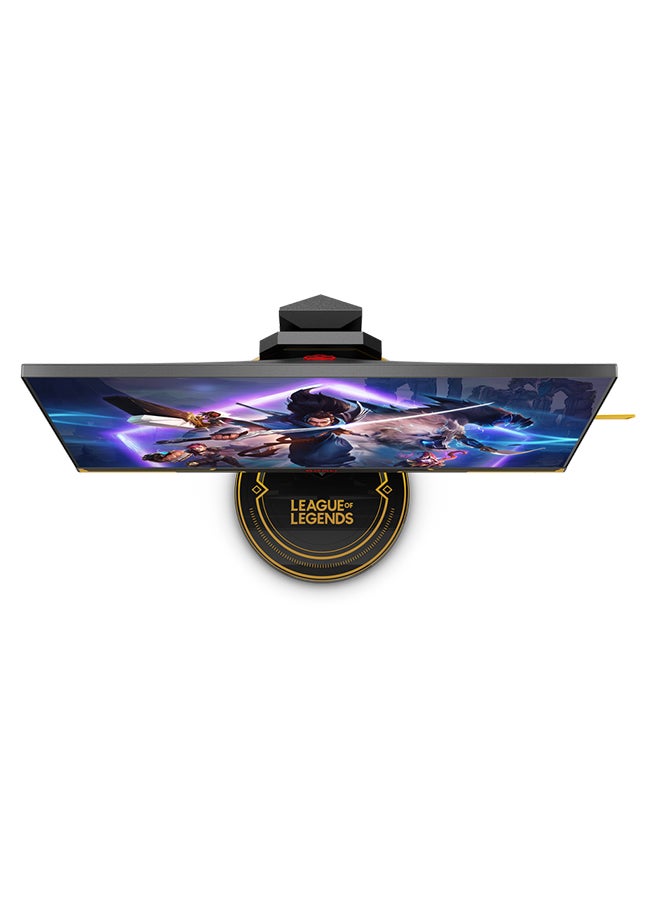 AOC - AG275QXL 27 inch (IPS) League of Legends Official Tournament Gaming Monitor, Quad HD (2560 x 1440), 170Hz, 1ms(GtG), VESA DisplayHDR 400, HDMI 2.0 x 2, DisplayPort 1.4 x 2, G-SYNC, LightFX RGB LEDs Black & Gold - Image 1