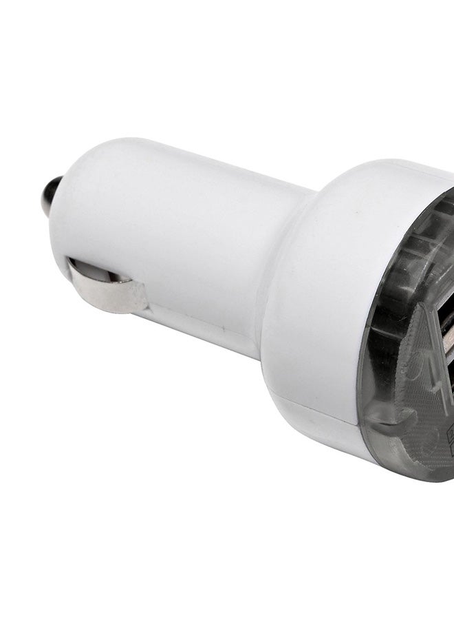 Sandberg - Dual Car Charger 1A+2.4A White - Image 1