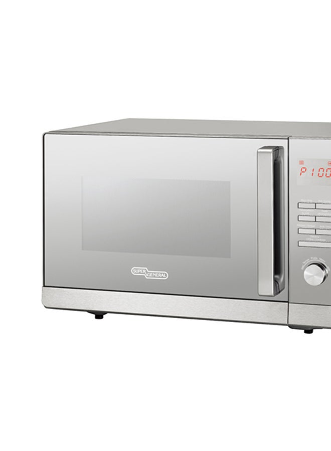 SUPER GENERAL - 30-Liter Digital Microwave with 5 Power Levels With 2-Year Warranty 30 L 900 W KSGMM930G Silver/SS - Image 1
