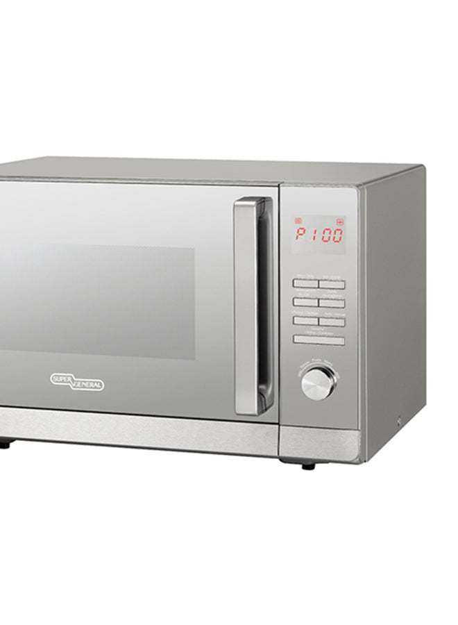 SUPER GENERAL - 30-Liter Digital Microwave with 5 Power Levels With 2-Year Warranty 30 L 900 W KSGMM930G Silver/SS - Image 1