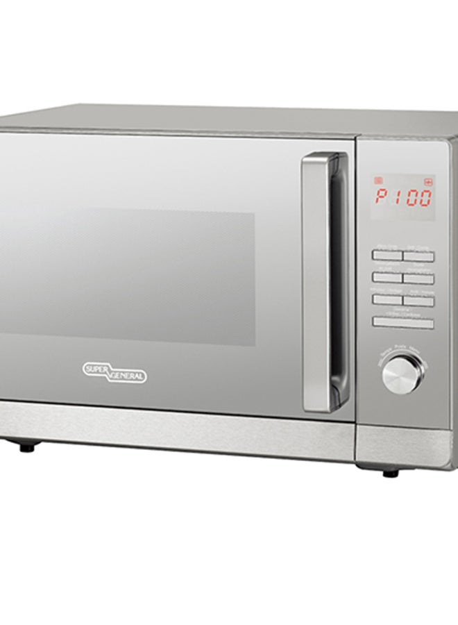 SUPER GENERAL - 30-Liter Digital Microwave with 5 Power Levels With 2-Year Warranty 30 L 900 W KSGMM930G Silver/SS - Image 1