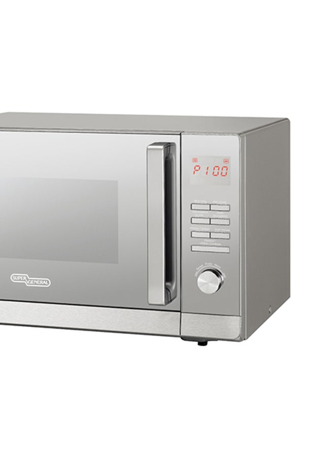 SUPER GENERAL - 30-Liter Digital Microwave with 5 Power Levels With 2-Year Warranty 30 L 900 W KSGMM930G Silver/SS - Image 1
