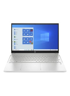 إتش بي كمبيوتر محمول HP Pavilion 15-eg1019ne، شاشة 15.6 بوصة FHD، معالج Intel Core i7 من الجيل الحادي عشر، ذاكرة وصول عشوائي 16 جيجابايت، محرك أقراص SSD سعة 1 تيرابايت، بطاقة رسومات Intel Iris Xᵉ، نظام التشغيل Windows 11، فضي طبيعي - 63Q27EA  - Image 1