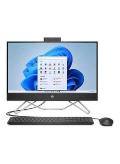 HP HP DESKTOP ALL IN ONE 24-CB1789D 23.8â€ FHD Touch Screen, INTEL 15-1235U, 8GB DDR4-2400 MHz RAM, 1 TB HDD storage + 256 GB SSD storage, Windows 11 Home BLK ENG English English Black  - Image 1