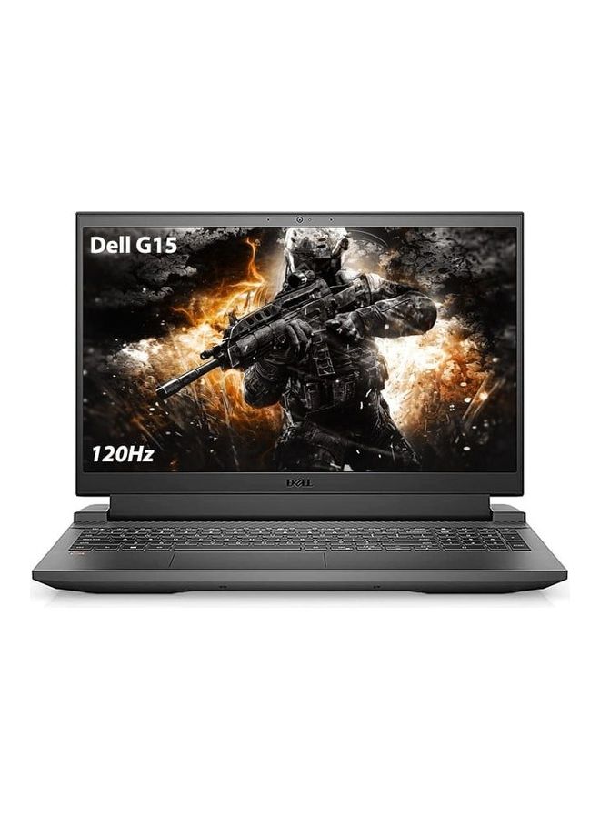 DELL G15 5510 Gaming Laptop With 15.6-Inch Display, Core i5-10500H Processor/8GB RAM/512GB SSD/4GB NVIDIA GeForce GTX 1650 Graphics Card/Free DOS Arabic Dark Shadow Grey - Image 1