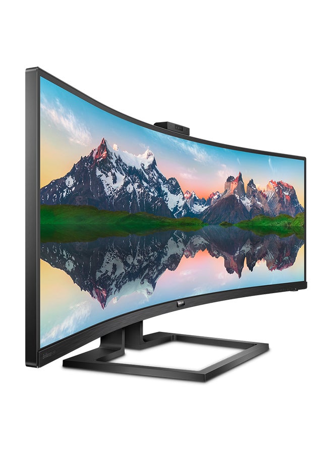 Philips - 499P9H1 49" (VA) Professional Curved (1800R) Monitor, Dual Quad HD (5120 x 1440) @ 70 Hz, 5ms(GtG), 32:9 SuperWide 49''screen, Built in USB-C docking station, VESA DisplayHDR 400 Black - Image 1