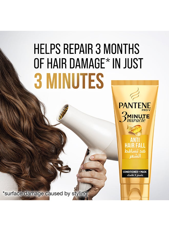 Pantene - 3 Minute Miracle Anti-Hair Fall Conditioner With Mask 200ml - Image 1