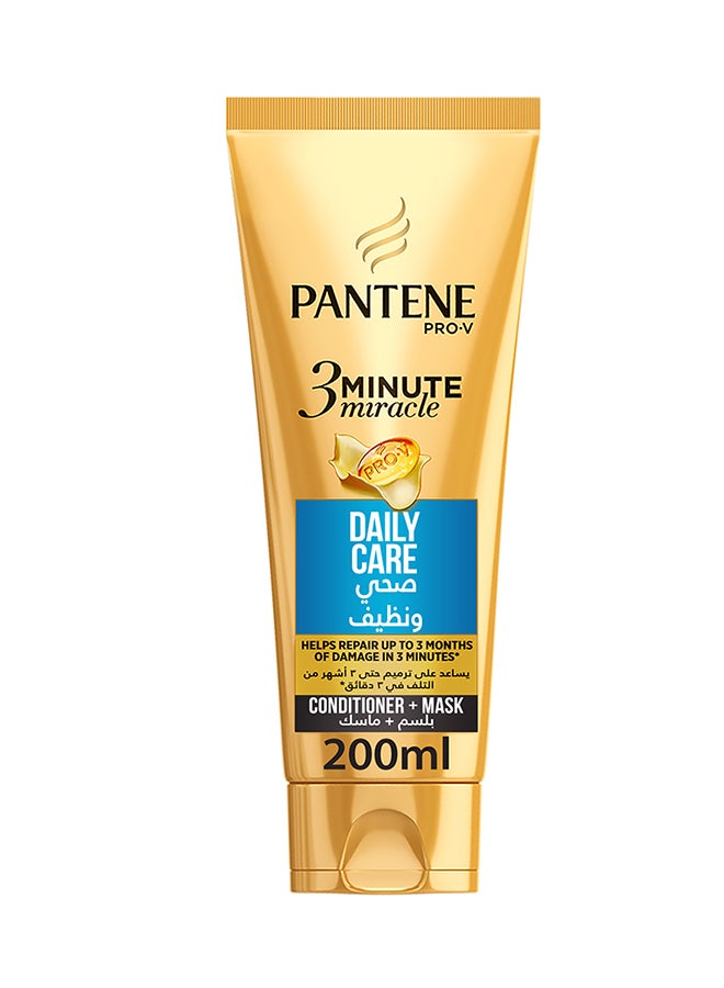 Pantene - 3 Minute Miracle Daily Care Conditioner With Mask 200ml - Image 1