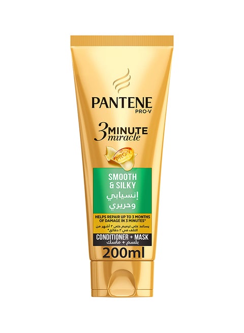 Pro-V 3 Minute Miracle Smooth And Silky Conditioner With Mask 200ml