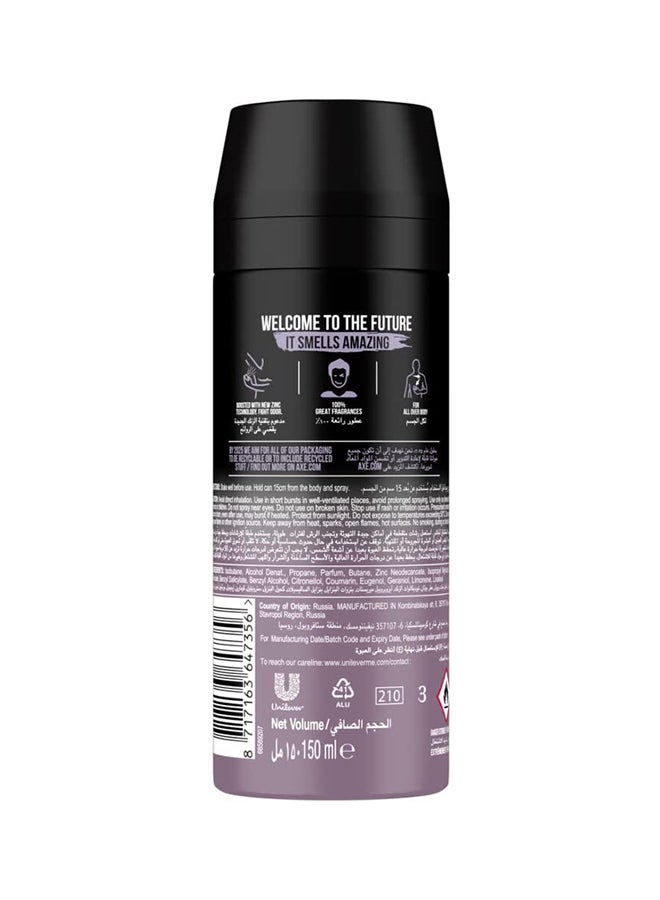 Axe Black Night Body Spray 150ml - Image 2