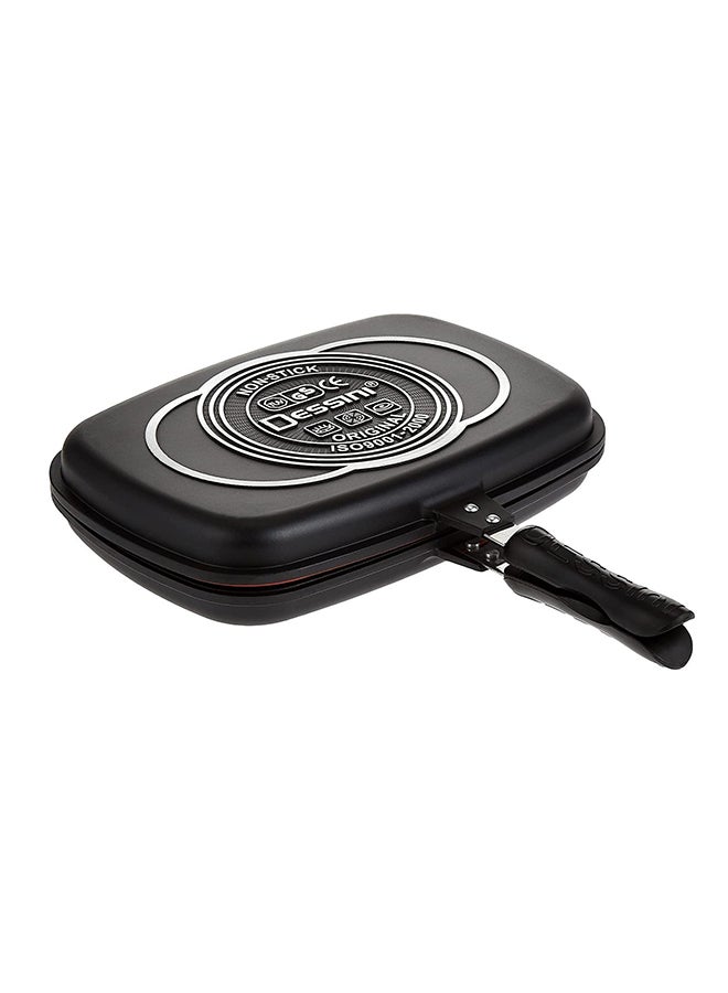 Two Sided Double Grill Pressure Pan Black/Silver/Red 40cm - v1679504786/N12793023A_1