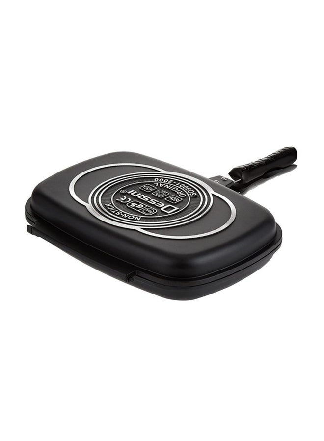DESSINI Double Sided Grill Pan Black 36cm  - Image 3
