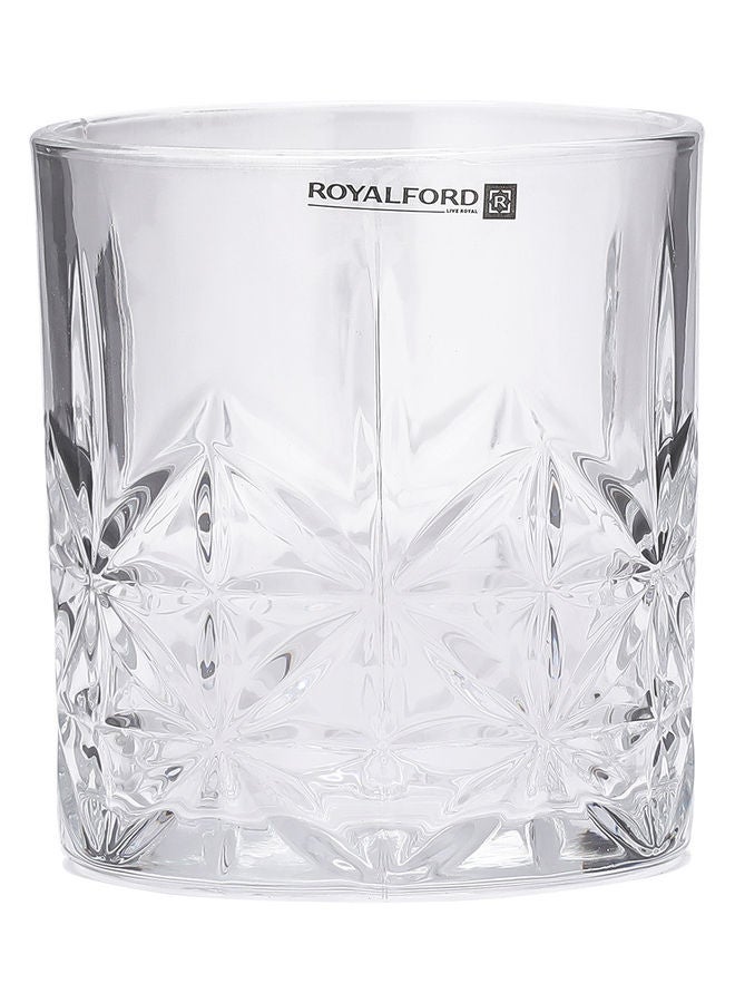 Royalford 3 Pieces Glass Tumbler Set 320Ml 28X7.3X9.5Cm Transparent Clear  - Image 4