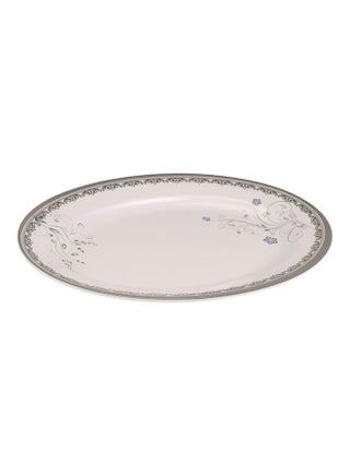 12" Oval Rice Plate - Silver Oak WHITE 12inch - v1679549517/N53394245A_1