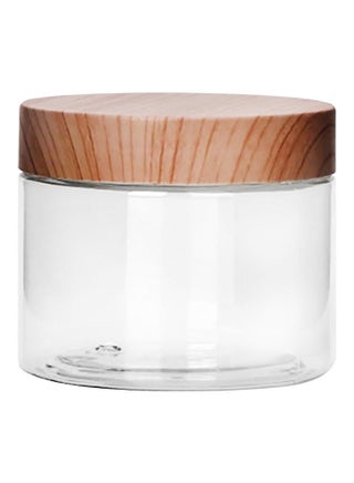Royalford Round Air-Tight PET Jar, 250ml Plastic Container, RF10505 Transparent Storage Jar BPA-Free Container for Display, Pantry, Home & Kitchen Storage CLEAR,BROWN - v1679549641/N53394242A_1