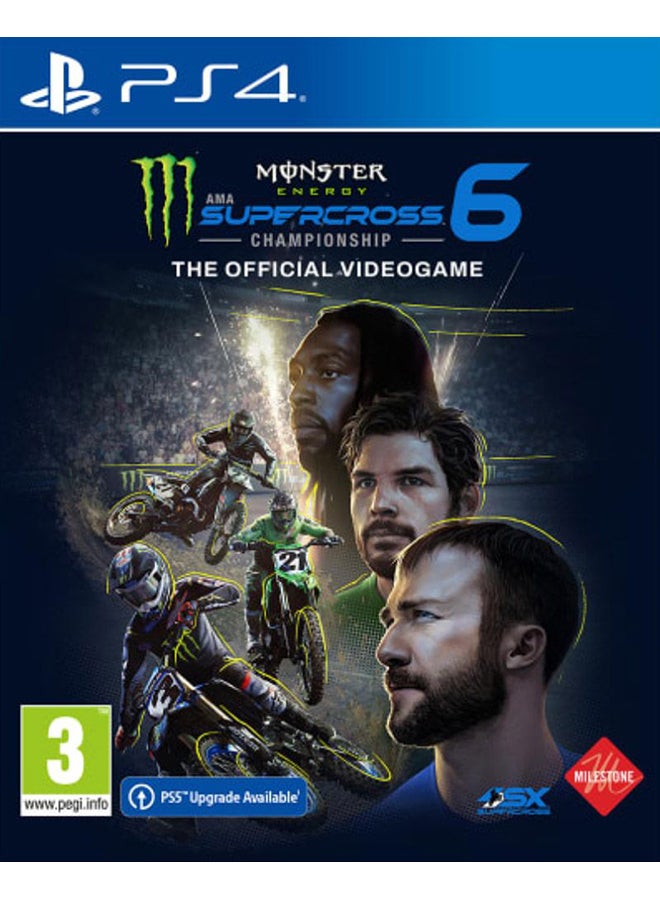Milestone - PS4 Monster Energy Supercross - The Official Videogame 6 PEGI - Racing - PlayStation 4 (PS4) - Image 1