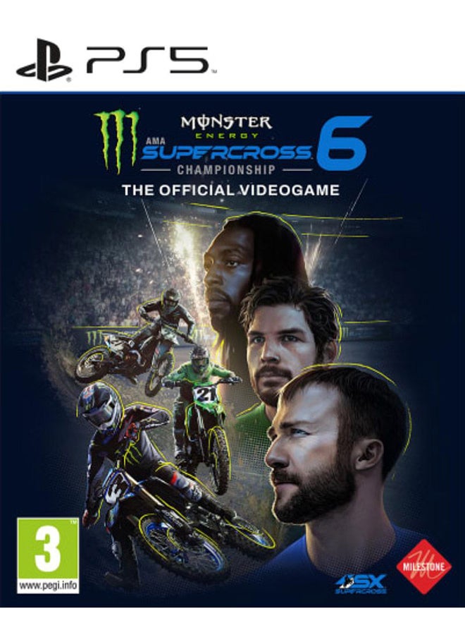 مايلستون PS5 Monster Energy Supercross - لعبة الفيديو الرسمية 6 PEGI - Image 1