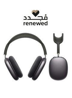 Renewed - AirPods Max Bluetooth Over-Ear Active Noise Cancellation Headphones Space Gray