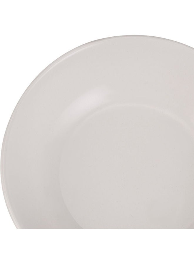 Royalford Royalford Melamineware Serving Bowl, 7.5" Round Bowl RF10612 Cereal Bowl- Classic White Soup Bowl with Floral Design WHITE 7.5inch  - Image 3