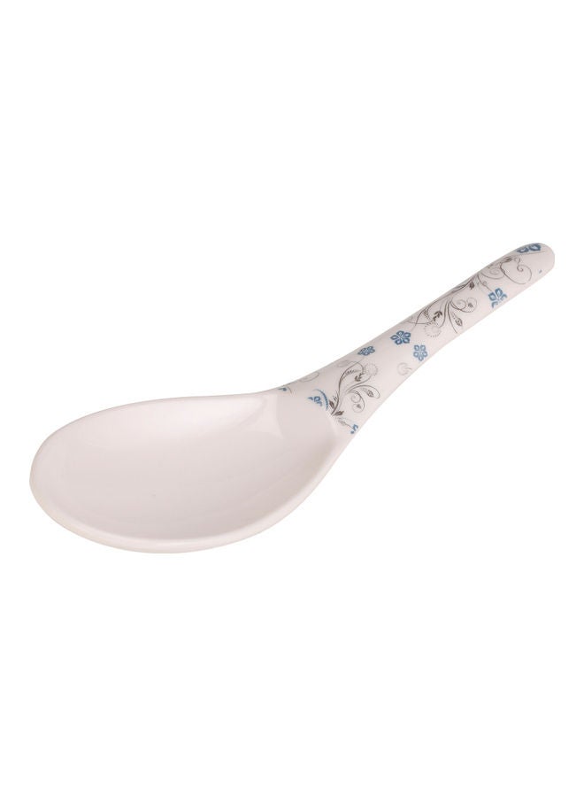 رويال فورد Royalford Melamine Ware Rice Spoon, 8.5 inch Serving Spoon, RF10615 Durable & Chip Resistant Dinner Cutlery/ Crockery Utensil WHITE 8.5inch  - Image 2