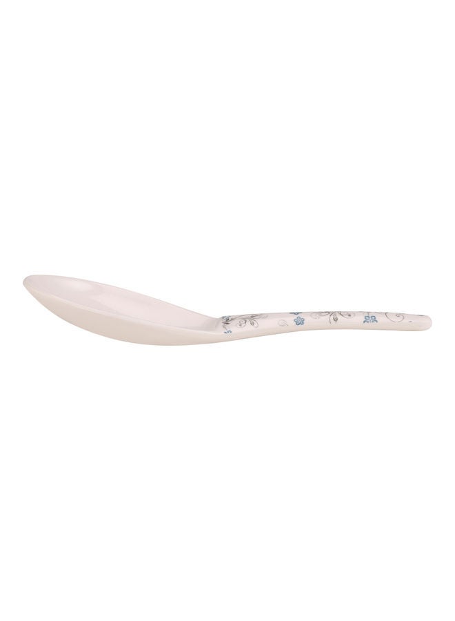 رويال فورد Royalford Melamine Ware Rice Spoon, 8.5 inch Serving Spoon, RF10615 Durable & Chip Resistant Dinner Cutlery/ Crockery Utensil WHITE 8.5inch  - Image 3
