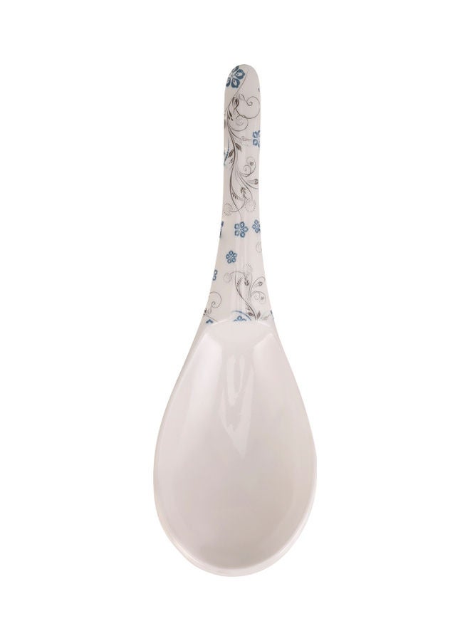 رويال فورد Royalford Melamine Ware Rice Spoon, 8.5 inch Serving Spoon, RF10615 Durable & Chip Resistant Dinner Cutlery/ Crockery Utensil WHITE 8.5inch  - Image 4