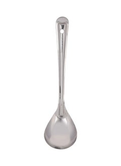 Stainless Steel Basting Oval Spoon Ideal For Cooking And Oval Food Premium-Quality Oval Spoon Food-Grade Elegant And Lightweight Design Silver 32cm