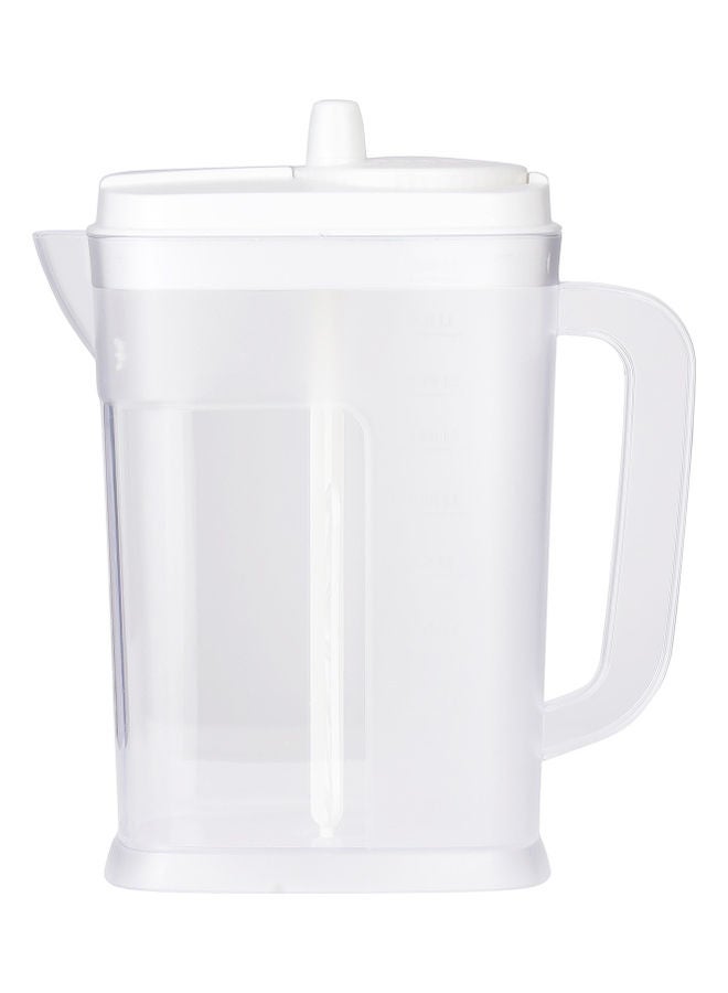 Royalford - Mixer Jug Water Jug With Unique Mixing Wand Quick And Easy Polystyrene Mixer Jug For Mixing Juices Clear 2.25Liters - Image 1