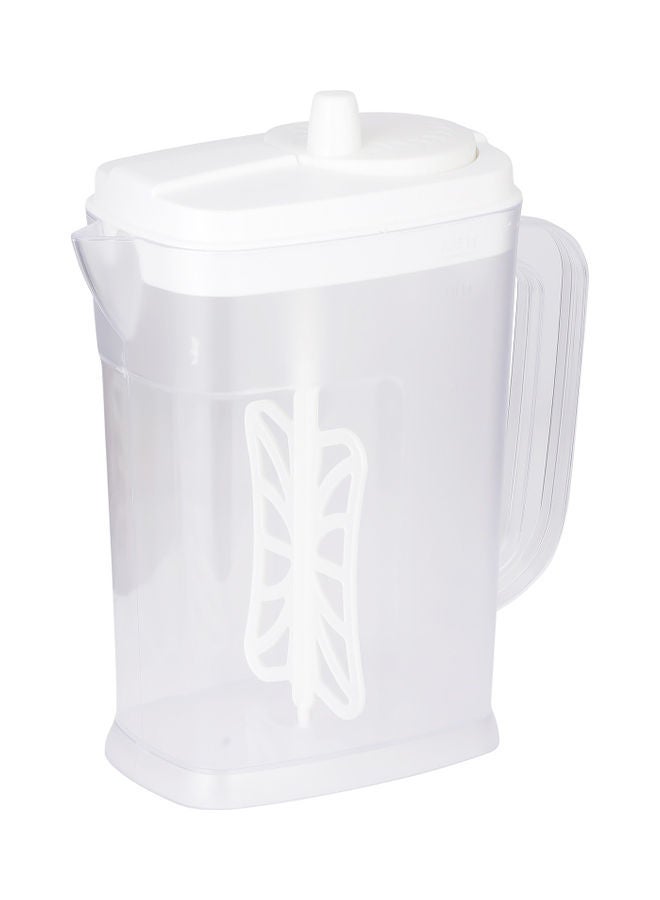 Royalford - Mixer Jug Water Jug With Unique Mixing Wand Quick And Easy Polystyrene Mixer Jug For Mixing Juices Clear 2.25Liters - Image 1