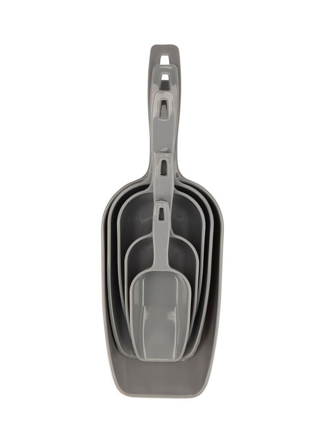 Royalford Royalford Measuring Spoon Set- RF10892 Pack of 5 Premium-Quality Plastic Measuring Set Perfect for All Kitchen, Baking and Cooking Needs Assorted color - Image 1