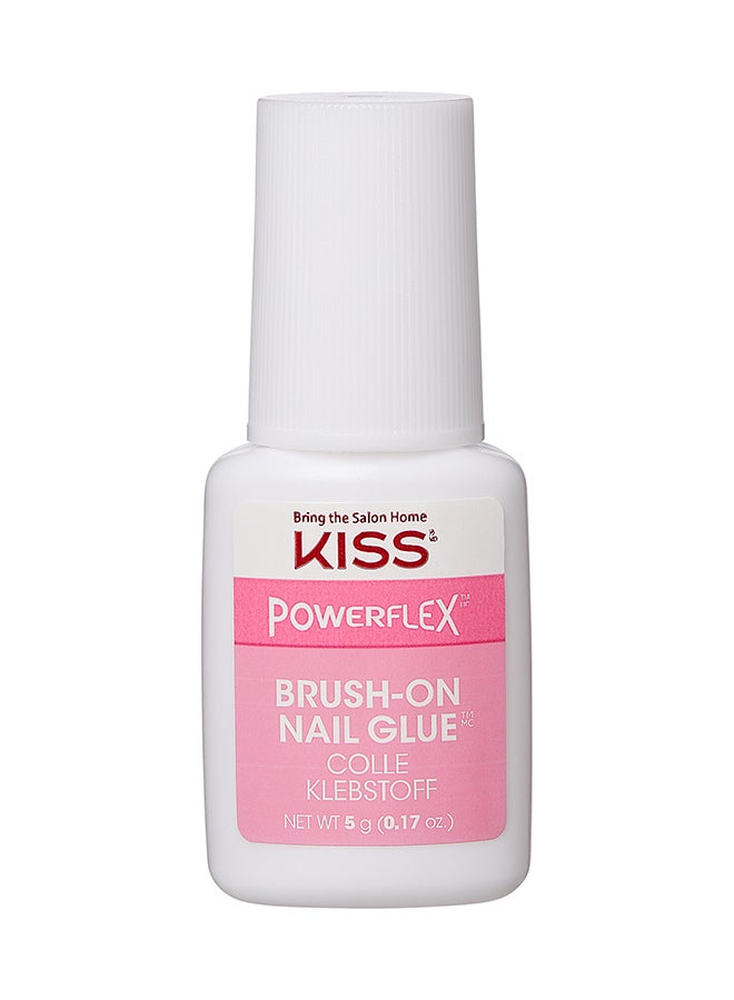 KISS - Powerflex Brush-On Nail Glue Clear - Image 1