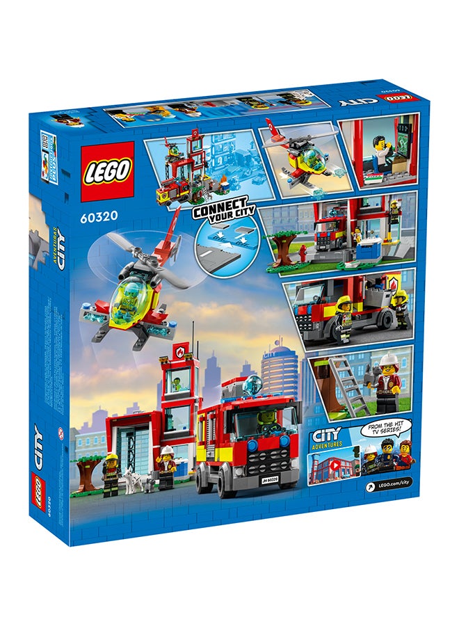 LEGO - 60320 City Fire Station 60320 Building Kit (540 Pieces) 540 6+ Years - Image 1