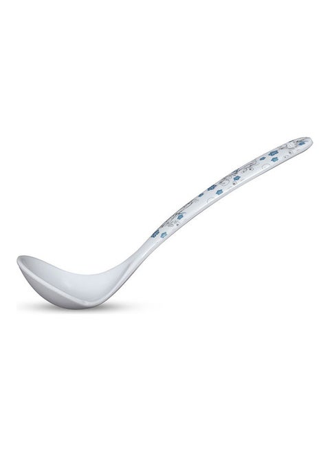 Royalford Melamine Ware Soup Ladle, 9 inch Stirring Spoon RF10618 Food Grade Melamine Serving Spoon Durable & Chip Resistant White 9inch
