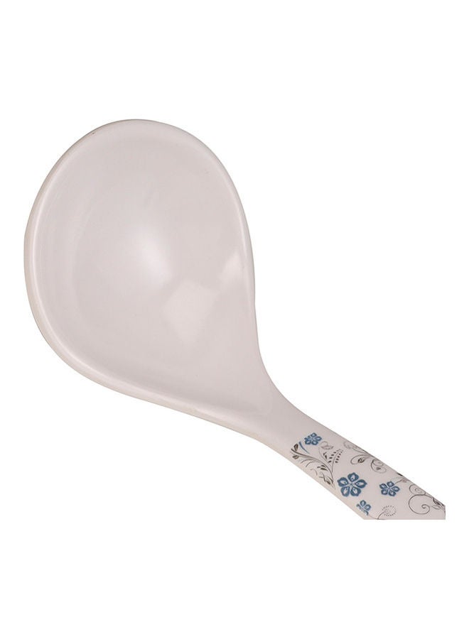 Royalford Melamine Ware Soup Ladle, 9 inch Stirring Spoon RF10618 Food Grade Melamine Serving Spoon Durable & Chip Resistant White 9inch - v1679565759/N53394366A_3