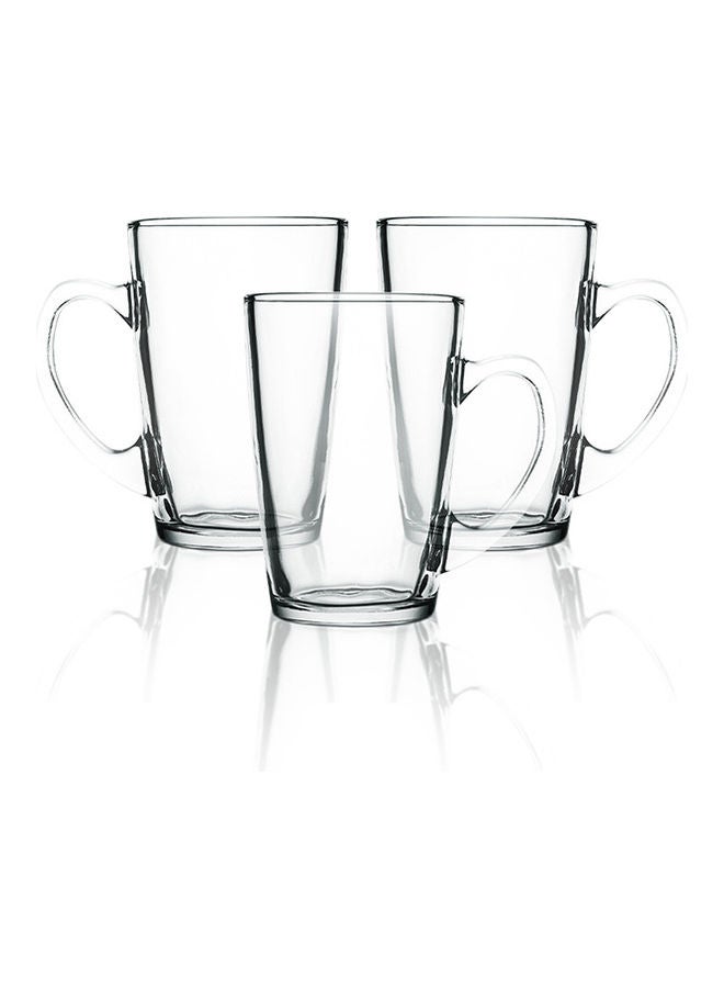 رويال فورد Royalford 200 ML Transparent Glass Tumbler Set- RF11029 Multi-Purpose, Perfect for Hot and Cold Beverages like Tea, Coffee, Water, Juices Lead-Free, Crystal TRANSPARENT Construction Clear 200ml  - Image 1