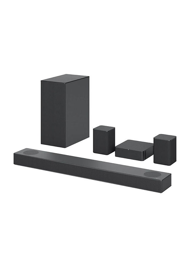 LG - 5.1.2 Channel High Res Audio Sound Bar With Dolby Atmos And Surround Speakers S75QR Black - Image 1