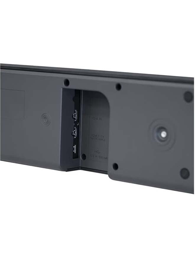 LG 5.1.3 Channel Sound Bar With 4Ch Rear Speakers Center Up-Firing Dolby Atmos Dts X Works With Airplay 2 Spotify Hifi Alexa High-Res Audio Imax Enhanced Synergy Tv Meridian S80QR Black - Image 4