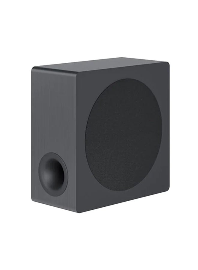 LG 5.1.3 Channel Sound Bar With 4Ch Rear Speakers Center Up-Firing Dolby Atmos Dts X Works With Airplay 2 Spotify Hifi Alexa High-Res Audio Imax Enhanced Synergy Tv Meridian S80QR Black - Image 5