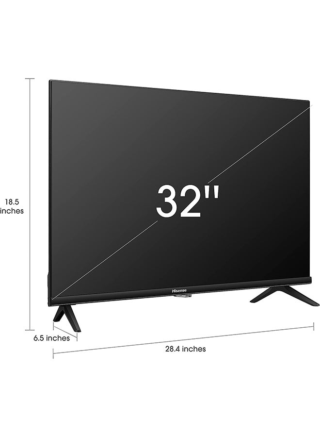 Hisense - A4 Series 32 Inch HD Smart Android TV with DTS Virtual X Game And Sports Modes Chromecast Built-In Alexa Compatibility 32A4H Black - Image 1