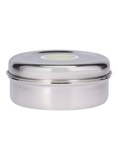 Royalford Round Stainless Steel Puri Dabba Premium-Quality 110% Food-Grade Bpa-Free Leak-Proof Airtight Container To Keep Food Fresh Compact Silver 12.7cm  - Image 2
